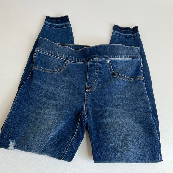 SPANX DISTRESSED SKINNY JEANS #20203R Small - Picture 2 of 14